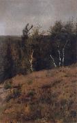 In Fosset,Birches Fernand Khnopff